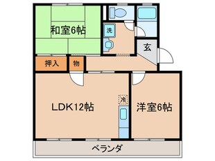 ロイヤルハイツの物件間取画像